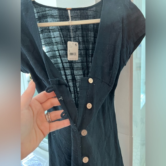 NWT Free People cap sleeve cotton lightweight dress size S - SOLD OUT - Picture 3 of 6